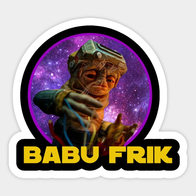 Babu Frik Sticker by austyndelugoart